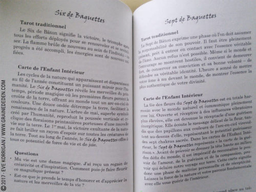 Les Cartes de l'Enfant Intérieur et son Grand Livre de Isha et Mark Lerner - Découvrez ce Tarot. Graine d'Eden - Fiche de La bibliothèque des Tarots divinatoires. Présentation et images.. Graine d'Eden - Fiche de La bibliothèque des Oracles. Présentation et images.. Graine d'Eden - Fiche de La bibliothèque des Oracles. Présentation et images. Graine d'Eden - Fiche de La bibliothèque des Oracles. Présentation et images. - Graine d'Eden Développement personnel, spiritualité, tarots et oracles divinatoires, Bibliothèques des Oracles, avis, présentation, review , revue