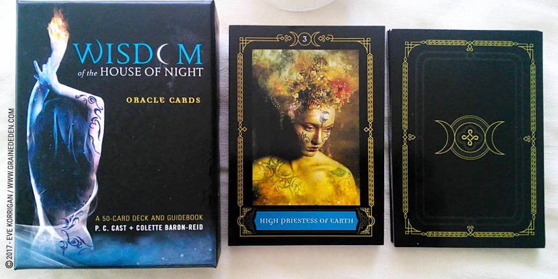 Wisdom of the House of Night Oracle Cards de Colette Baron-Reid et Jena DellaGrottaglia - Graine d'Eden Développement personnel, spiritualité, tarots et oracles divinatoires, Bibliothèques des Oracles, avis, présentation, review , revue