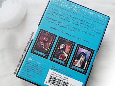 Wisdom of the House of Night Oracle Cards de Colette Baron-Reid et Jena DellaGrottaglia - Graine d'Eden Développement personnel, spiritualité, tarots et oracles divinatoires, Bibliothèques des Oracles, avis, présentation, review , revue