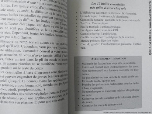 Livre Tarot et Chakras de Colette et Karine Silvestre Review - Graine d'Eden Développement personnel, spiritualité, tarots et oracles divinatoires, livres de développement personnel - avis, présentation, review , revue