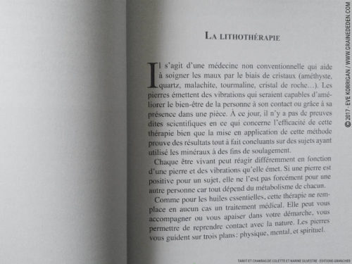 Livre Tarot et Chakras de Colette et Karine Silvestre Review - Graine d'Eden Développement personnel, spiritualité, tarots et oracles divinatoires, livres de développement personnel - avis, présentation, review , revue