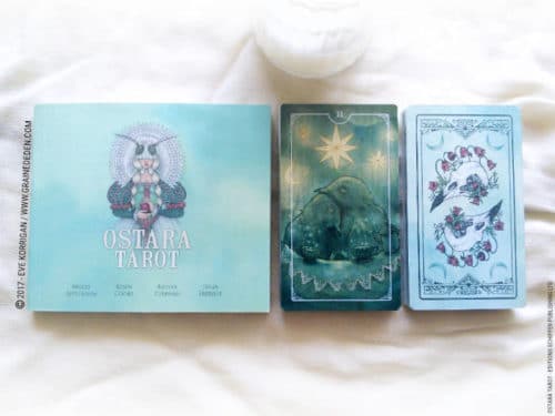 Ostara Tarot de Molly Applejohn, Eden Cooke, Krista Gibbard et Julia Iredale - Graine d'Eden Développement personnel, spiritualité, tarots et oracles divinatoires, Bibliothèques des Oracles, avis, présentation, review , revue