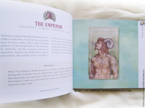 Ostara Tarot de Molly Applejohn, Eden Cooke, Krista Gibbard et Julia Iredale - Graine d'Eden Développement personnel, spiritualité, tarots et oracles divinatoires, Bibliothèques des Oracles, avis, présentation, review , revue