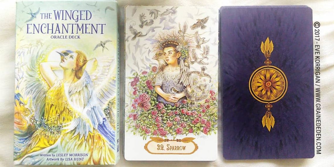 The Winged Enchantment Oracle Deck de Lisa Hunt et Lesley Morrison - Graine d'Eden Développement personnel, spiritualité, tarots et oracles divinatoires, Bibliothèques des Oracles, avis, présentation, review , revue
