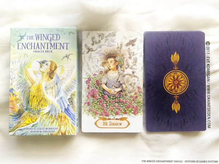 The Winged Enchantment Oracle Deck de Lisa Hunt et Lesley Morrison - Graine d'Eden Développement personnel, spiritualité, tarots et oracles divinatoires, Bibliothèques des Oracles, avis, présentation, review , revue