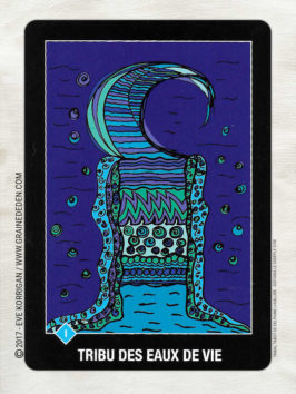 Tribal Tarot de Delphine Lhuillier - Graine d'Eden Développement personnel, spiritualité, tarots et oracles divinatoires, Bibliothèques des Oracles, avis, présentation, review , revue