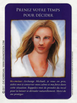 Cartes Oracle L'Archange Michaël de Doreen Virtue - Graine d'Eden Développement personnel, spiritualité, tarots et oracles divinatoires, Bibliothèques des Oracles, avis, présentation, review , revue