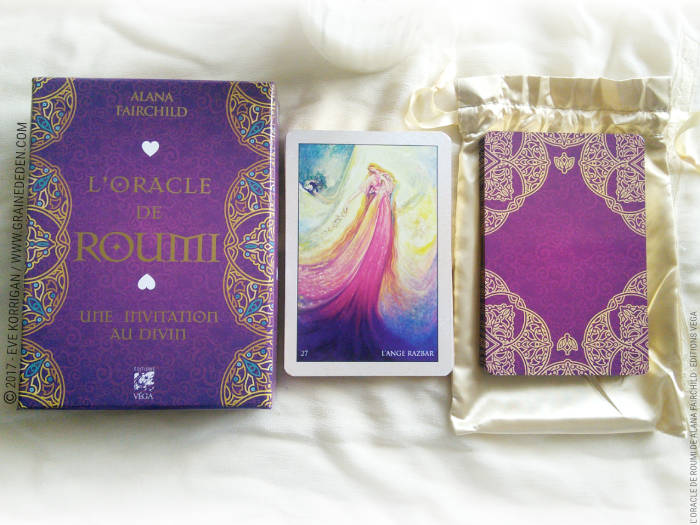 L'Oracle de Roumi de Alana Fairchild et Rassouli - Graine d'Eden Développement personnel, spiritualité, tarots et oracles divinatoires, Bibliothèques des Oracles, avis, présentation, review , revue