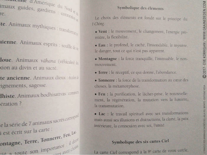 L'Oracle des Animaux Sacrés de Laila Del Monte - Graine d'Eden Développement personnel, spiritualité, tarots et oracles divinatoires, Bibliothèques des Oracles, avis, présentation, review , revue