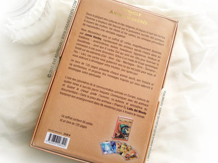 L'Oracle des Animaux Sacrés de Laila Del Monte - Graine d'Eden Développement personnel, spiritualité, tarots et oracles divinatoires, Bibliothèques des Oracles, avis, présentation, review , revue