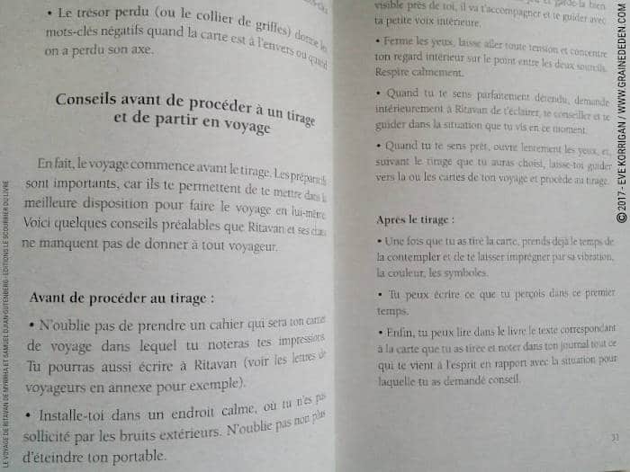 Le Voyage de Ritavan Cartes Oracle de Myrrha et Samuel Djian-Gutenberg - Graine d'Eden Développement personnel, spiritualité, tarots et oracles divinatoires, Bibliothèques des Oracles, avis, présentation, review , revue