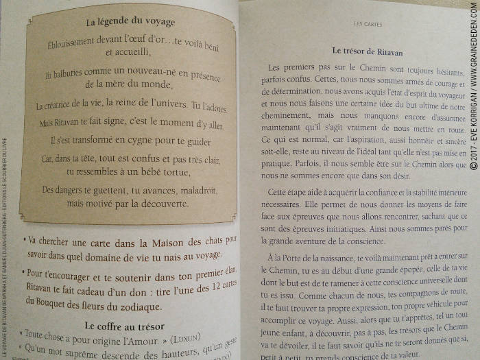 Le Voyage de Ritavan Cartes Oracle de Myrrha et Samuel Djian-Gutenberg - Graine d'Eden Développement personnel, spiritualité, tarots et oracles divinatoires, Bibliothèques des Oracles, avis, présentation, review , revue