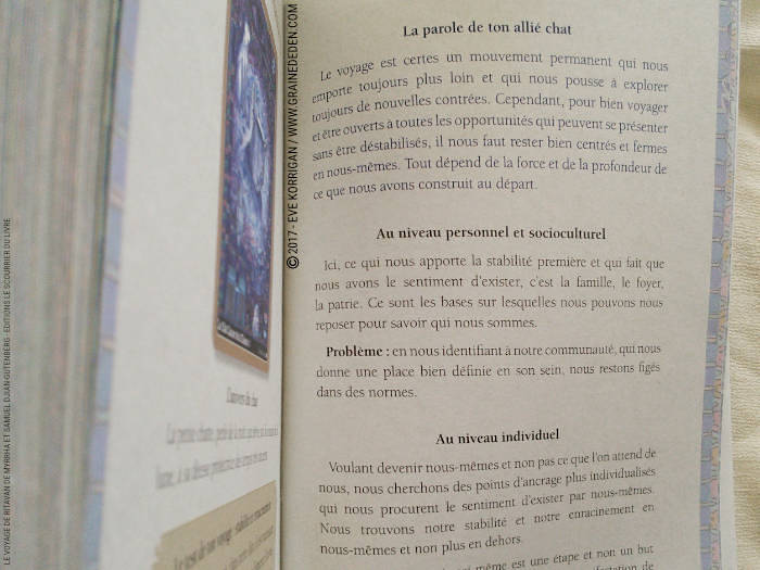 Le Voyage de Ritavan Cartes Oracle de Myrrha et Samuel Djian-Gutenberg - Graine d'Eden Développement personnel, spiritualité, tarots et oracles divinatoires, Bibliothèques des Oracles, avis, présentation, review , revue