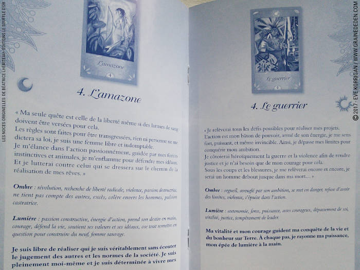 Graine d'Eden Développement personnel, spiritualité, tarots et oracles divinatoires, Bibliothèques des Oracles, avis, présentation, review , revue