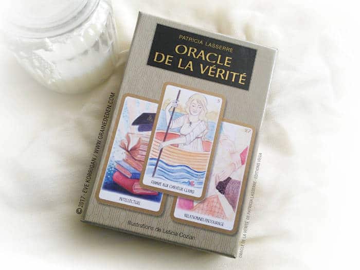 Oracle de la vérité de Patricia Lasserre - Graine d'Eden Développement personnel, spiritualité, tarots et oracles divinatoires, Bibliothèques des Oracles, avis, présentation, review , revue