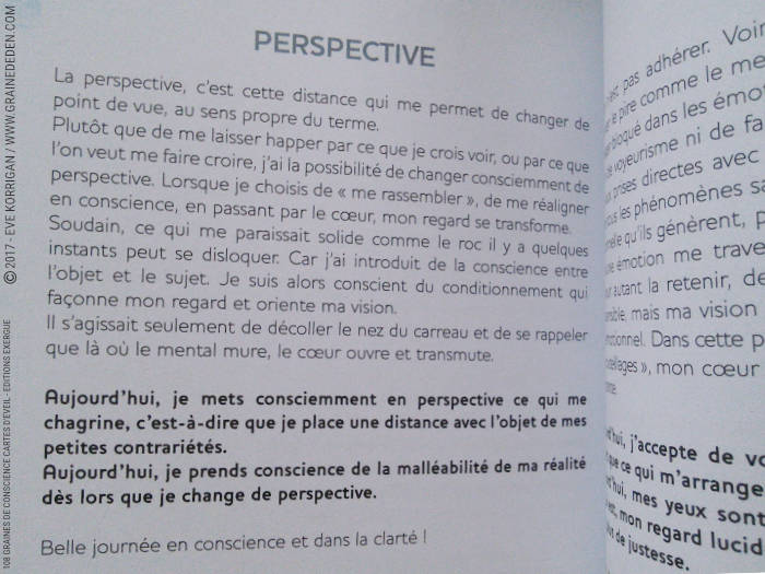 108 Graines de Conscience Cartes d'Eveil de Alma on Earth - Graine d'Eden Développement personnel, spiritualité, tarots et oracles divinatoires, Bibliothèques des Oracles, avis, présentation, review , revue