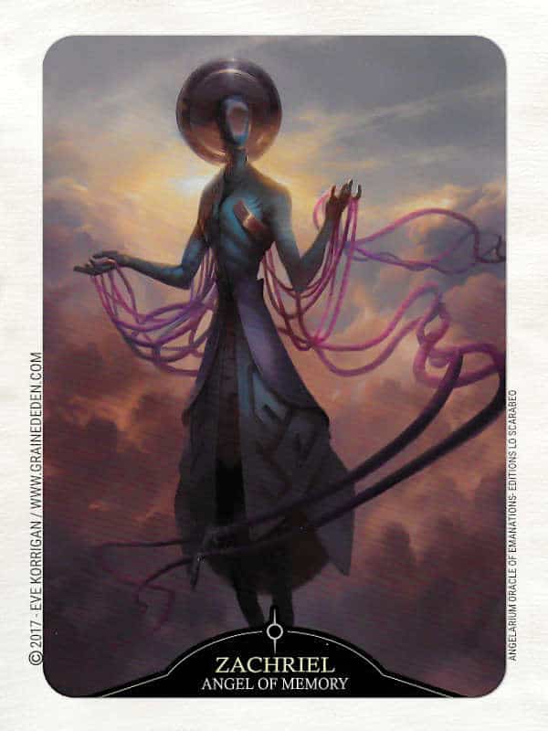 Angelarium Oracle of Emanations de Eli Minaya et Peter Mohrbacher - Graine d'Eden Développement personnel, spiritualité, tarots et oracles divinatoires, Bibliothèques des Oracles, avis, présentation, review , revue