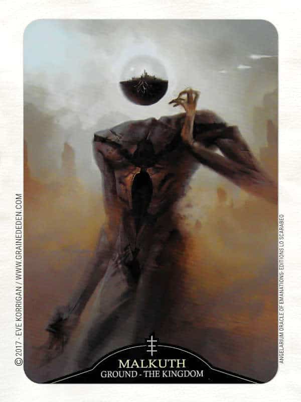 Angelarium Oracle of Emanations de Eli Minaya et Peter Mohrbacher - Graine d'Eden Développement personnel, spiritualité, tarots et oracles divinatoires, Bibliothèques des Oracles, avis, présentation, review , revue