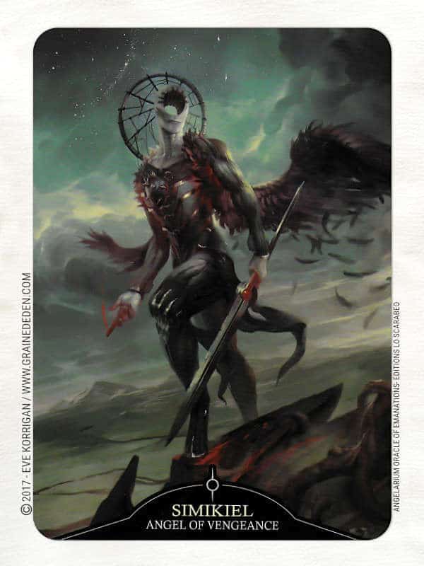 Angelarium Oracle of Emanations de Eli Minaya et Peter Mohrbacher - Graine d'Eden Développement personnel, spiritualité, tarots et oracles divinatoires, Bibliothèques des Oracles, avis, présentation, review , revue