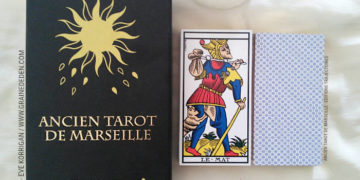 Coffret Luxe Or Ancien Tarot de Marseille Grimaud - Graine d'Eden Développement personnel, spiritualité, tarots et oracles divinatoires, Bibliothèques des Tarots, avis, présentation, review , revue