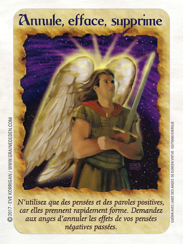 Guérir avec l'Aide des Anges Cartes Oracle de Doreen Virtue - Graine d'Eden Développement personnel, spiritualité, tarots et oracles divinatoires, Bibliothèques des Oracles, avis, présentation, review , revue