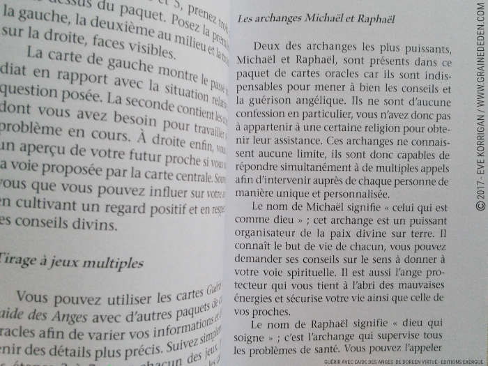 Guérir avec l'Aide des Anges Cartes Oracle de Doreen Virtue - Graine d'Eden Développement personnel, spiritualité, tarots et oracles divinatoires, Bibliothèques des Oracles, avis, présentation, review , revue