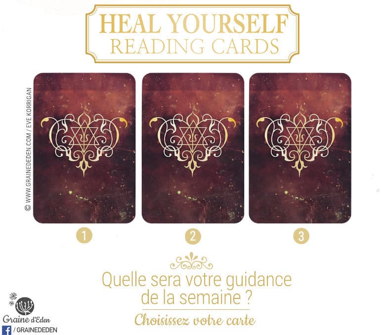 13 au 19 Novembre 2017 - Votre guidance de la semaine avec les Cartes Heal Yourself reading Cards de Inna Segal - Graine d'Eden Eve Korrigan - Développement personnel, spiritualité, tarots et oracles divinatoires, Bibliothèques des Oracles, avis, présentation, review , revue