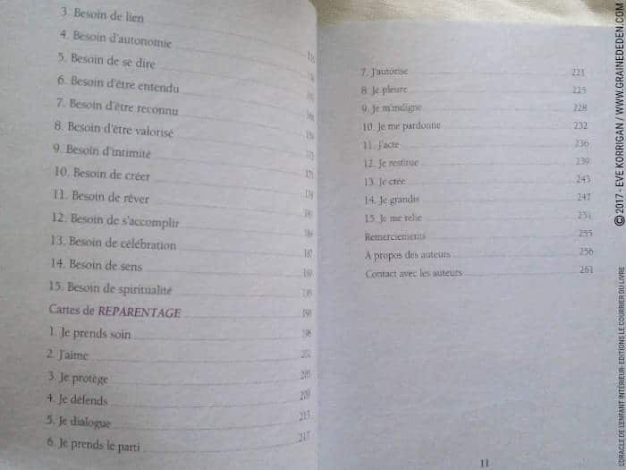 L'Oracle de l'Enfant intérieur de Marie-France et Emmanuel Ballet de Coquereaumont - Graine d'Eden Développement personnel, spiritualité, tarots et oracles divinatoires, Bibliothèques des Oracles, avis, présentation, review , revue