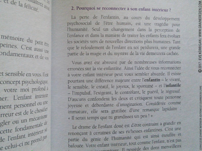 L'Oracle de l'Enfant intérieur de Marie-France et Emmanuel Ballet de Coquereaumont - Graine d'Eden Développement personnel, spiritualité, tarots et oracles divinatoires, Bibliothèques des Oracles, avis, présentation, review , revue