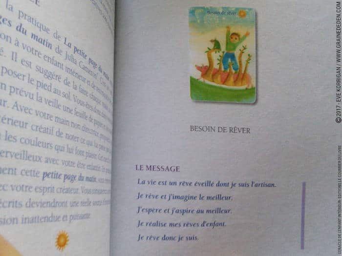 L'Oracle de l'Enfant intérieur de Marie-France et Emmanuel Ballet de Coquereaumont - Graine d'Eden Développement personnel, spiritualité, tarots et oracles divinatoires, Bibliothèques des Oracles, avis, présentation, review , revue