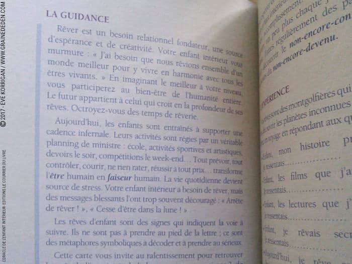 L'Oracle de l'Enfant intérieur de Marie-France et Emmanuel Ballet de Coquereaumont - Graine d'Eden Développement personnel, spiritualité, tarots et oracles divinatoires, Bibliothèques des Oracles, avis, présentation, review , revue