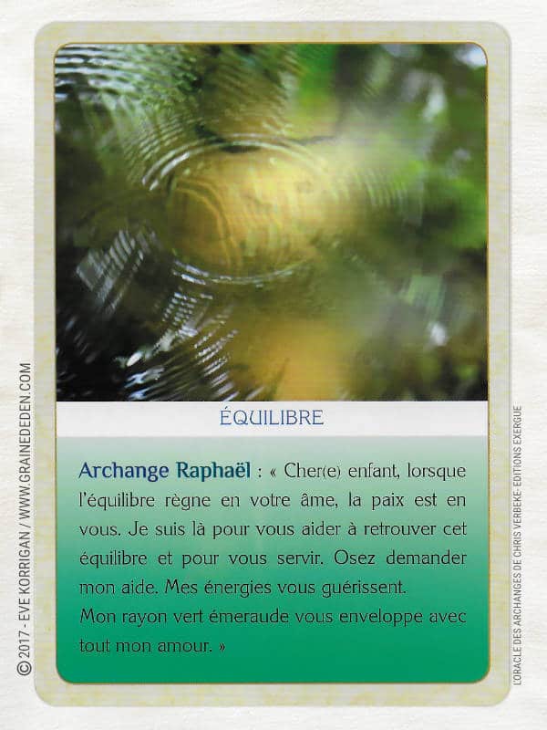 L'Oracle des Archanges de Chris Verbeke - Graine d'Eden Développement personnel, spiritualité, tarots et oracles divinatoires, Bibliothèques des Oracles, avis, présentation, review , revue