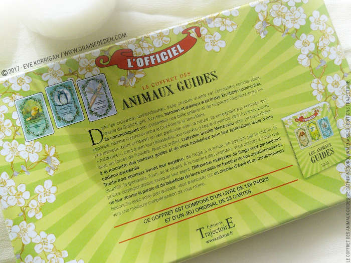 Le Coffret des Animaux-Guides de Catherine Sorolla Menassieu - L'Officiel - Graine d'Eden Développement personnel, spiritualité, tarots et oracles divinatoires, Bibliothèques des Oracles, avis, présentation, review , revue