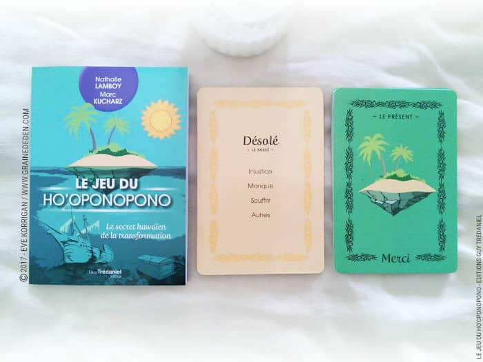 Le Jeu du Ho'oponopono de Nathalie Lamboy et Marc Kucharz - Graine d'Eden Développement personnel, spiritualité, tarots et oracles divinatoires, Bibliothèques des Oracles, avis, présentation, review , revue