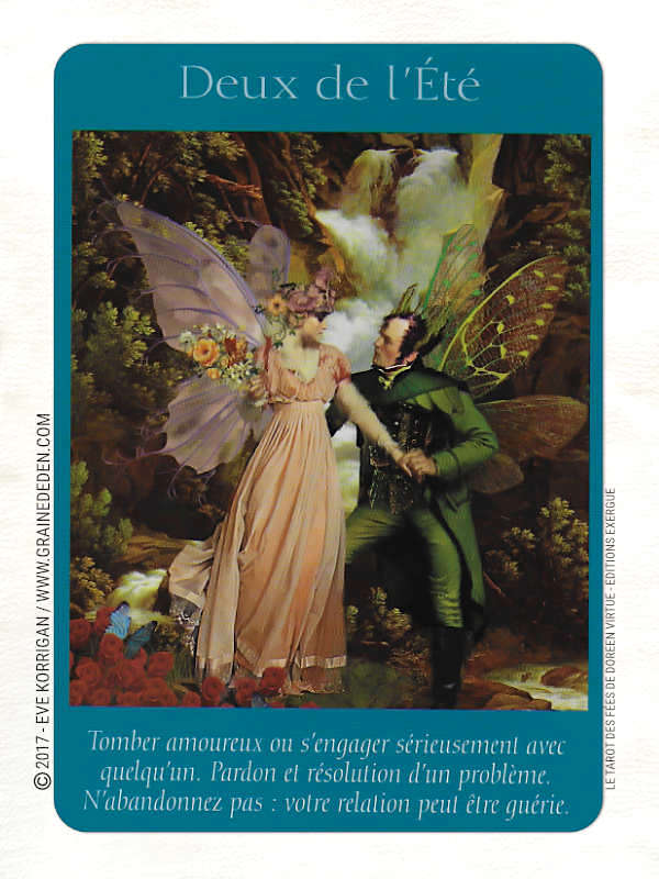 Le Tarot des Fées de Doreen Virtue et Radleigh Valentine- Graine d'Eden Développement personnel, spiritualité, tarots et oracles divinatoires, Bibliothèques des Tarots, avis, présentation, review , revue