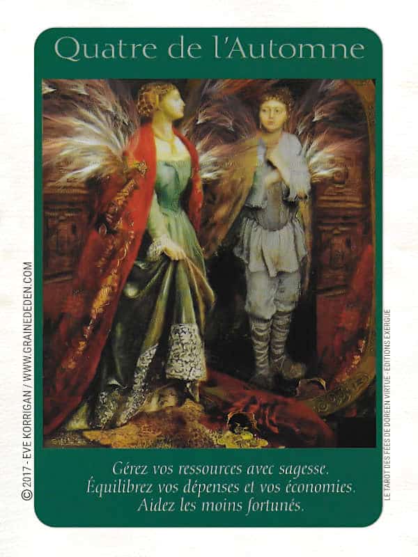 Le Tarot des Fées de Doreen Virtue et Radleigh Valentine- Graine d'Eden Développement personnel, spiritualité, tarots et oracles divinatoires, Bibliothèques des Tarots, avis, présentation, review , revue