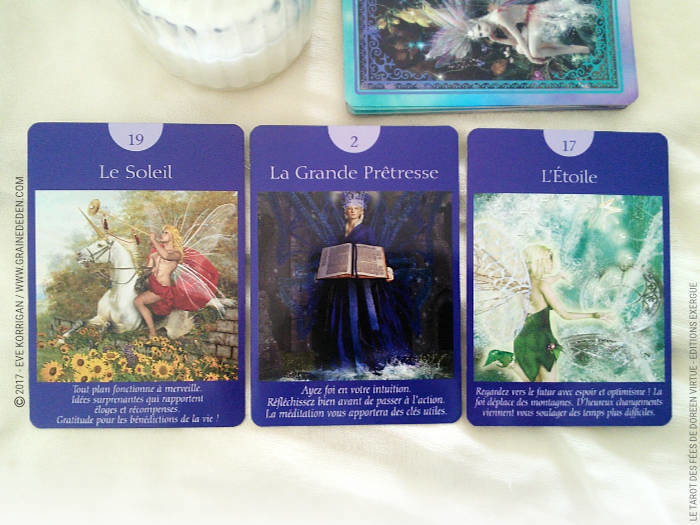 Le Tarot des Fées de Doreen Virtue et Radleigh Valentine- Graine d'Eden Développement personnel, spiritualité, tarots et oracles divinatoires, Bibliothèques des Tarots, avis, présentation, review , revue