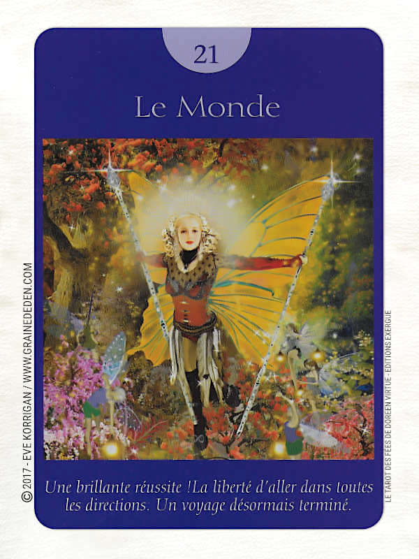 Le Tarot des Fées de Doreen Virtue et Radleigh Valentine- Graine d'Eden Développement personnel, spiritualité, tarots et oracles divinatoires, Bibliothèques des Tarots, avis, présentation, review , revue