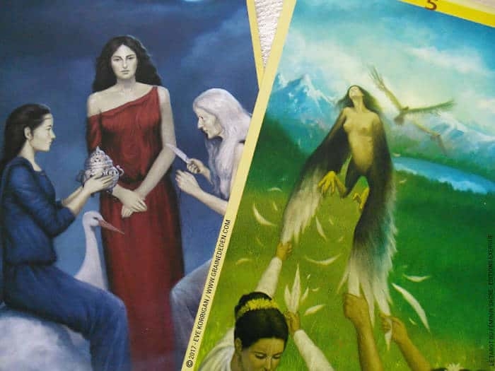 Le Tarot du Féminin Sacré de Floreana Nativo - Graine d'Eden Développement personnel, spiritualité, tarots et oracles divinatoires, Bibliothèques des Tarots, avis, présentation, review , revue