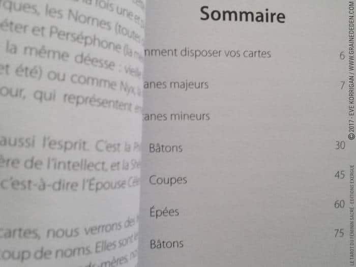 Le Tarot du Féminin Sacré de Floreana Nativo - Graine d'Eden Développement personnel, spiritualité, tarots et oracles divinatoires, Bibliothèques des Tarots, avis, présentation, review , revue