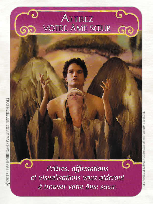 Les Anges de l'Amour Cartes Oracle de Doreen Virtue - Graine d'Eden Développement personnel, spiritualité, tarots et oracles divinatoires, Bibliothèques des Oracles, avis, présentation, review , revue