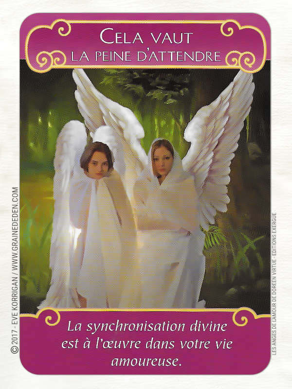 Les Anges de l'Amour Cartes Oracle de Doreen Virtue - Graine d'Eden Développement personnel, spiritualité, tarots et oracles divinatoires, Bibliothèques des Oracles, avis, présentation, review , revue