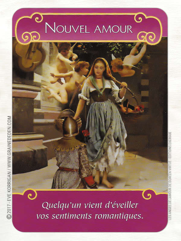 Les Anges de l'Amour Cartes Oracle de Doreen Virtue - Graine d'Eden Développement personnel, spiritualité, tarots et oracles divinatoires, Bibliothèques des Oracles, avis, présentation, review , revue