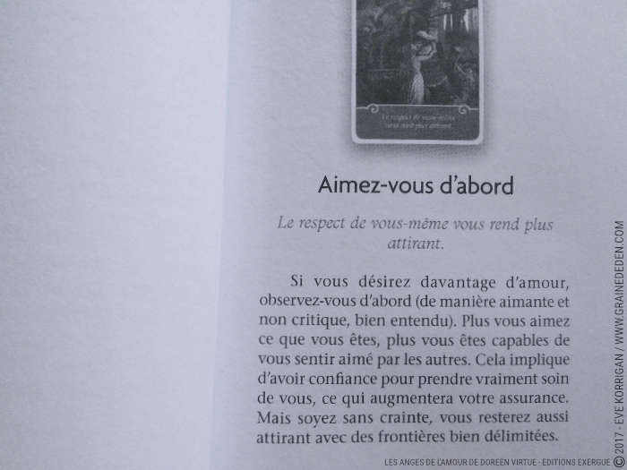 Les Anges de l'Amour Cartes Oracle de Doreen Virtue - Graine d'Eden Développement personnel, spiritualité, tarots et oracles divinatoires, Bibliothèques des Oracles, avis, présentation, review , revue