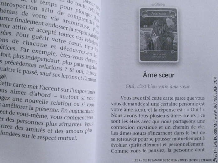 Les Anges de l'Amour Cartes Oracle de Doreen Virtue - Graine d'Eden Développement personnel, spiritualité, tarots et oracles divinatoires, Bibliothèques des Oracles, avis, présentation, review , revue