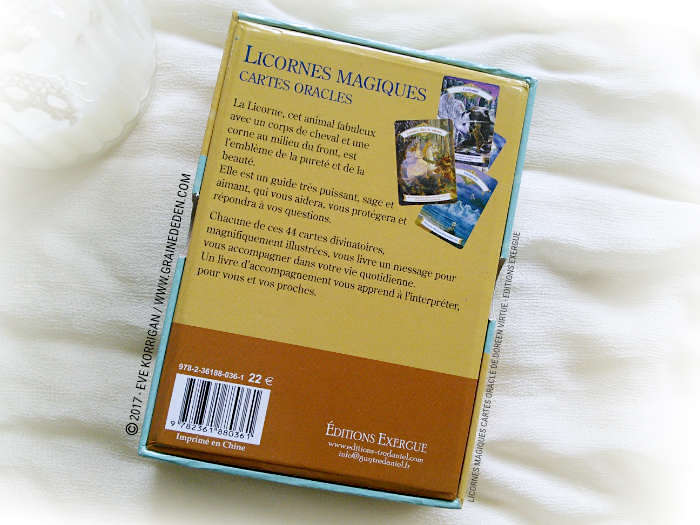 Licornes Magiques Cartes Oracle de Doreen Virtue - Graine d'Eden Développement personnel, spiritualité, tarots et oracles divinatoires, Bibliothèques des Oracles, avis, présentation, review , revue