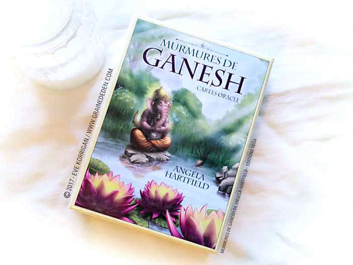 Murmures de Ganesh Cartes Oracle de Angela Hartfield - Graine d'Eden Développement personnel, spiritualité, tarots et oracles divinatoires, Bibliothèques des Oracles, avis, présentation, review , revue