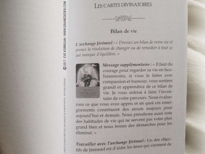 Cartes Divinatoires des Archanges de Doreen Virtue - Graine d'Eden Développement personnel, spiritualité, tarots et oracles divinatoires, Bibliothèques des Oracles, avis, présentation, review , revue