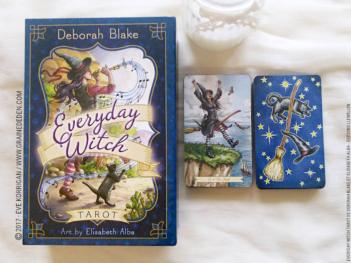 Everyday Witch Tarot de Deborah Blake et Elisabeth Alba - Graine d'Eden Développement personnel, spiritualité, tarots et oracles divinatoires, Bibliothèques des Tarots, avis, présentation, review , revue