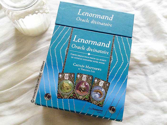 cofffret Lenormand, Oracle divinatoire, cartes oracle pour percer